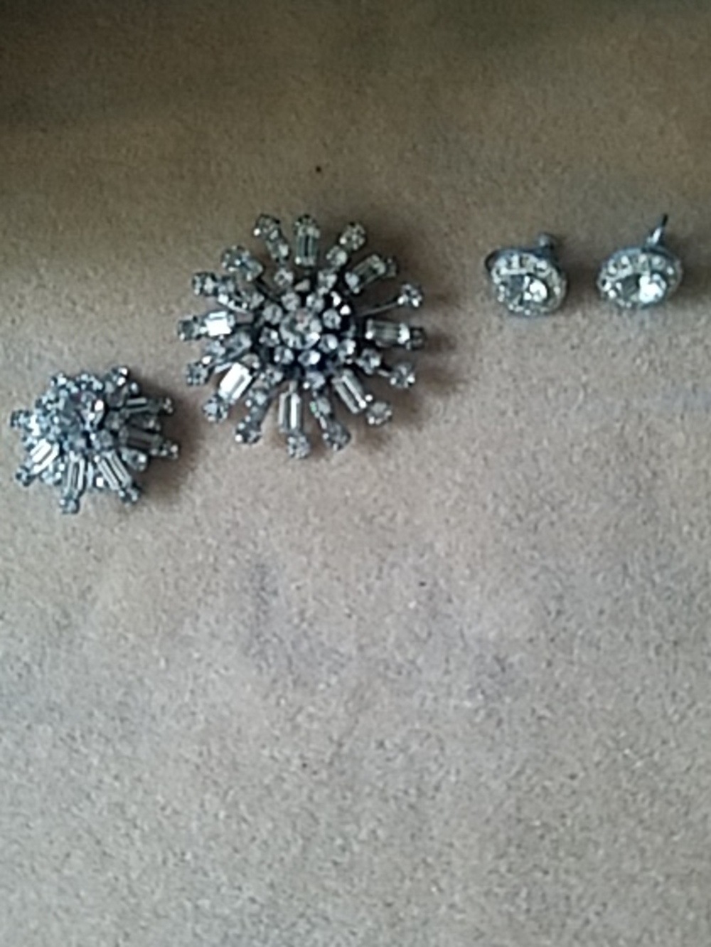 Antique Brooches And Earrings